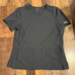 Med Couture Insight Scrub Top Pewter Grey